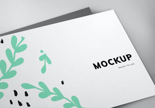 Free Colorful Business Card Mockup Design