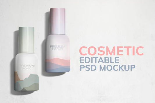Free Colorful Cosmetic Boxes Mockup Product Packaging Advertiseme Psd