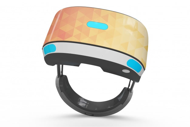 Free Colorful Gear Vr Mockup Psd