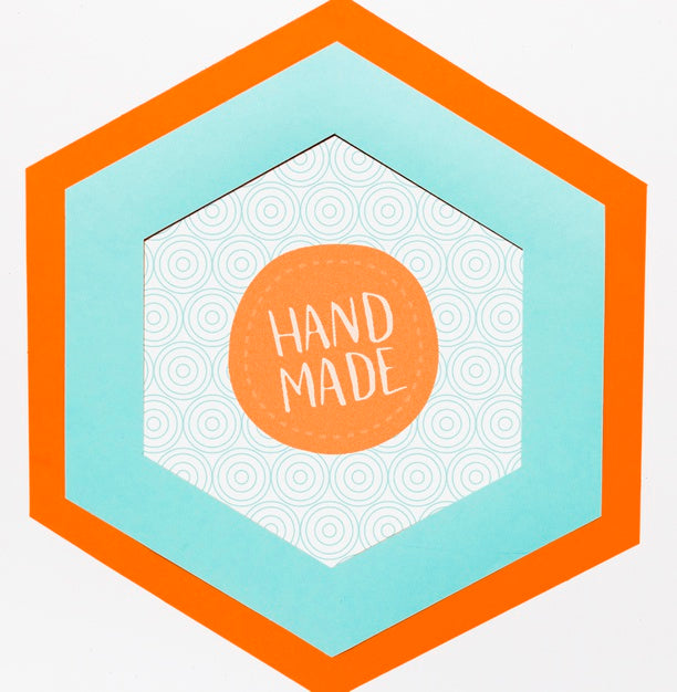 Free Colorful Handmade Frame With Mock-Up Psd