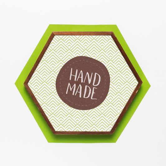 Free Colorful Handmade Frame With Mock-Up Psd