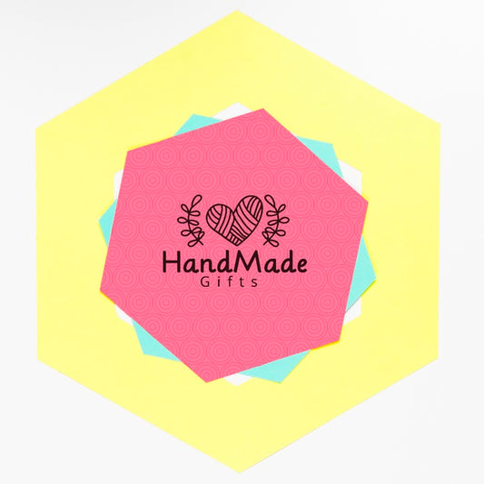 Free Colorful Handmade Frame With Mock-Up Psd