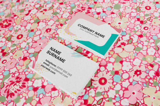 Free Colors Business Card Mock Up Psd