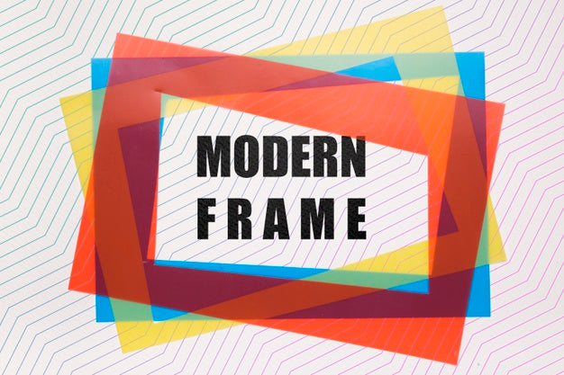 Free Colourful Modern Frames Mock-Up Psd – CreativeBooster
