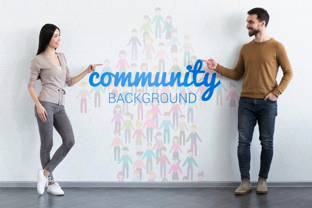 Free Community Ethnical Concept Mock-Up Psd