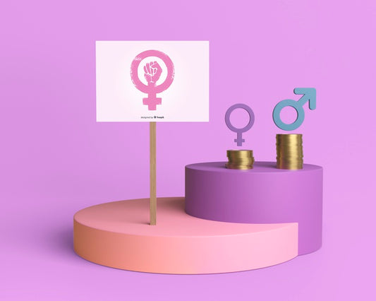 Free Composition For Gender Equality Concept Psd