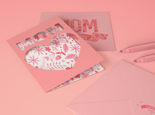 Free Composition For Mother'S Day Scene Creator With Card Psd