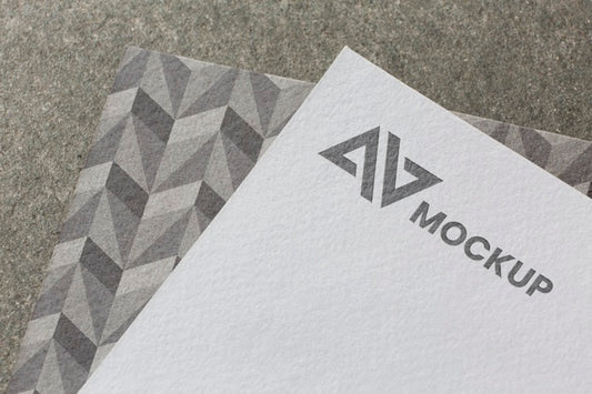 Free Composition Of Branding Mock-Up On Card Psd