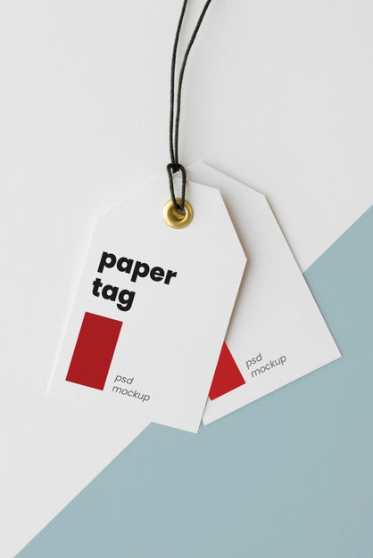 Free Composition Of Mock-Up Paper Tags Psd