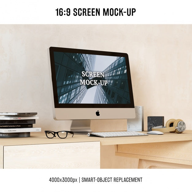 Computer Design Mockups Free Computer Mock Up Design Psd – CreativeBooster
