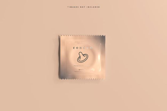 Free Condom Packaging Mockup Psd