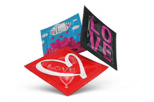 Free Condoms Mock-Up Isolated Psd