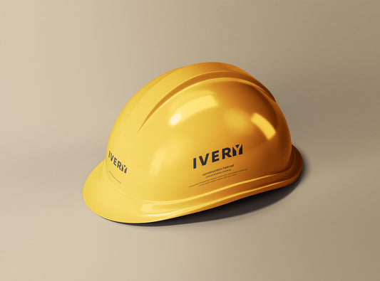 Free Construction Helmet Mockup
