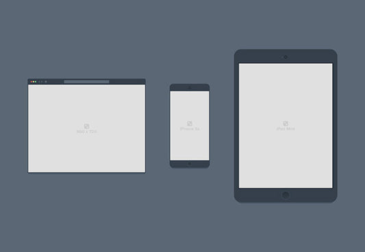 Free Containers – Psd Browser/Devices Mockups