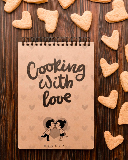 Free Cooking With Love Concept Psd
