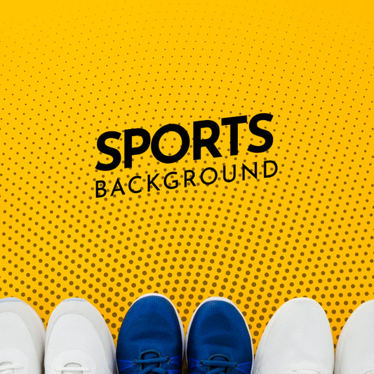 Free Copy-Space Sport Shoes With Mock-Up Psd