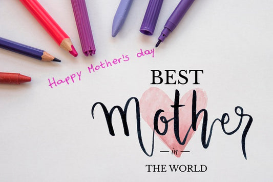 Free Copyspace Mockup With Flat Lay Mothers Day Composition Psd