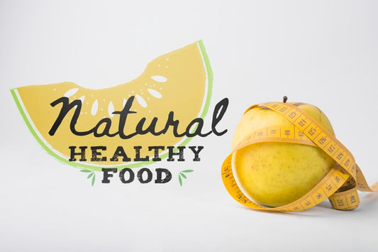 Free Copyspace Mockup With Healthy Food Concept Psd