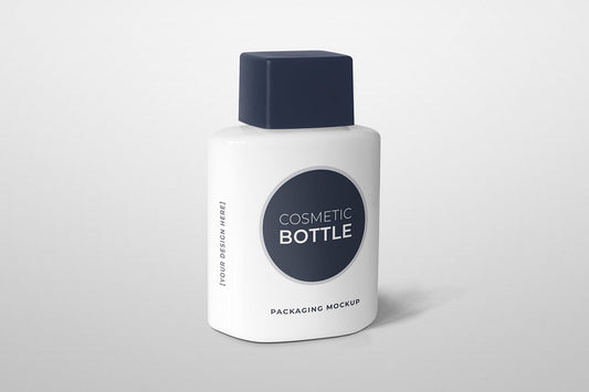 Free Cosmetic Bottle Packaging Mockup