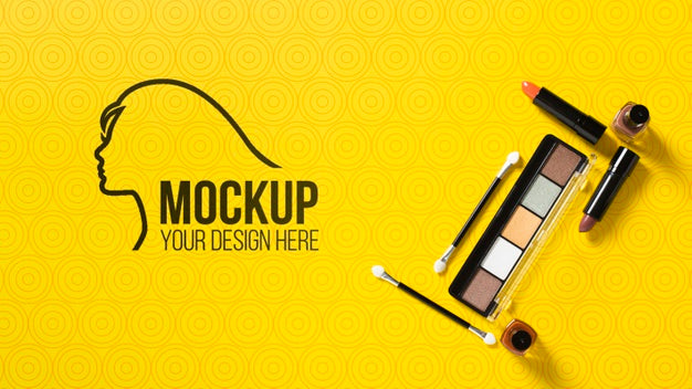 Free Cosmetic Concept Mock-Up Psd