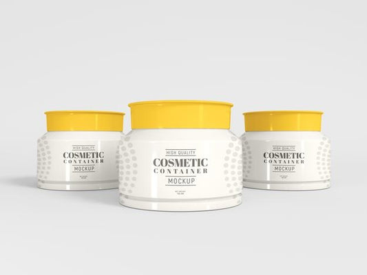 Free Cosmetic Cream Container Mockup Psd