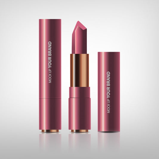 Free Cosmetic Lipstick Packaging Psd