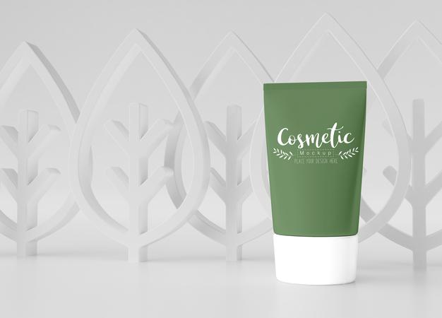 Free Cosmetic Product Packaging Mockup Psd