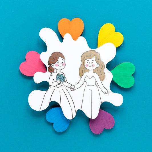 Free Couple Draw And Hearts Psd