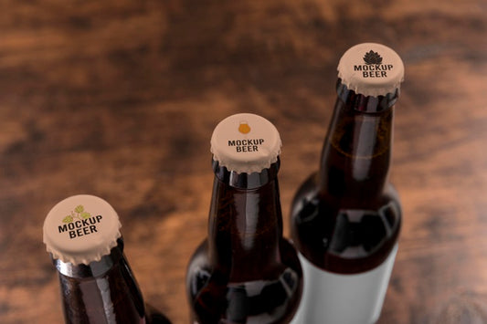 Free Craft Beer Concept Mock-Up Psd