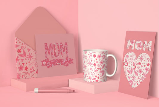 Free Creative Assortment For Mother'S Day Mock-Up Psd