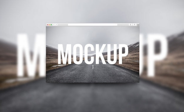 Free Creative Browser Mockup Psd