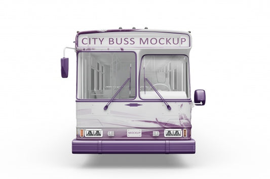 Free Creative Bus Mockup Psd