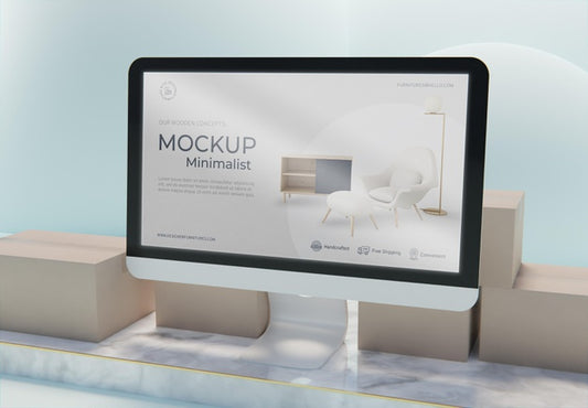 Free Creative Business Composition With Display Mock-Up Psd