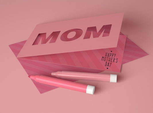 Free Creative Composition For Mother'S Day Scene Creator With Card Psd