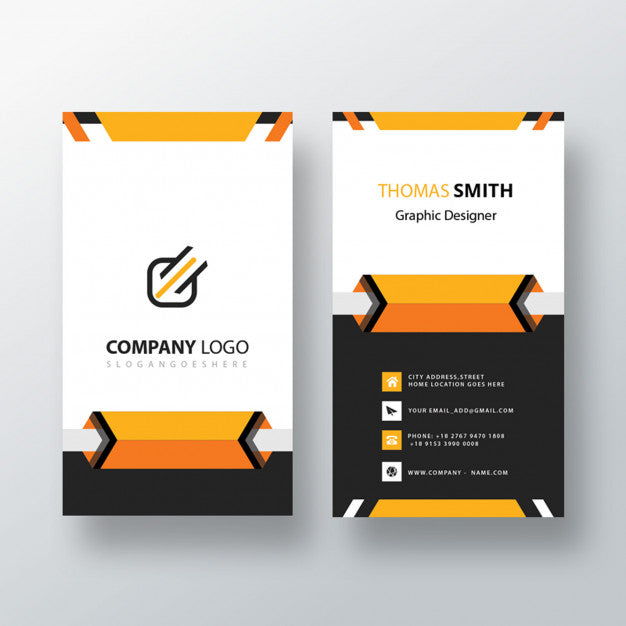 Free Creative Vertical Business Card Psd