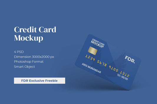 Free Credit Card Mockup