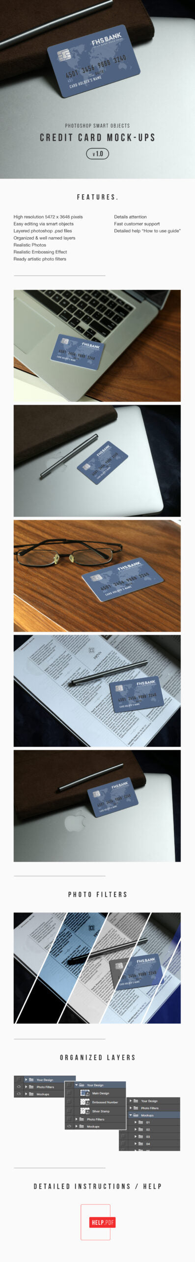 Free Credit Card Mockups