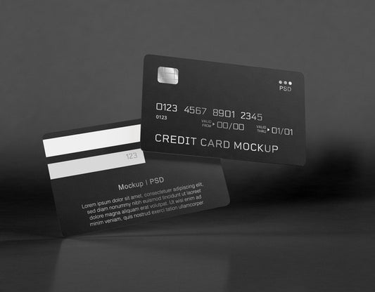 Free Credit Cards Mockup Psd