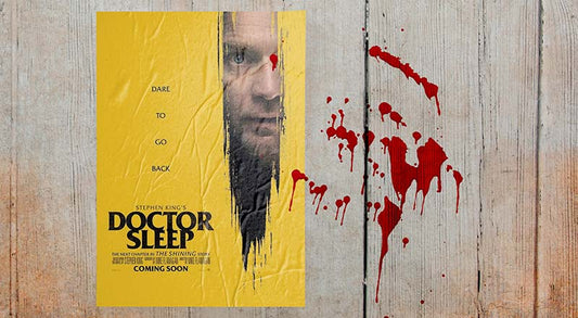Free Crumpled Paper Horror Movie Poster Mockup Psd