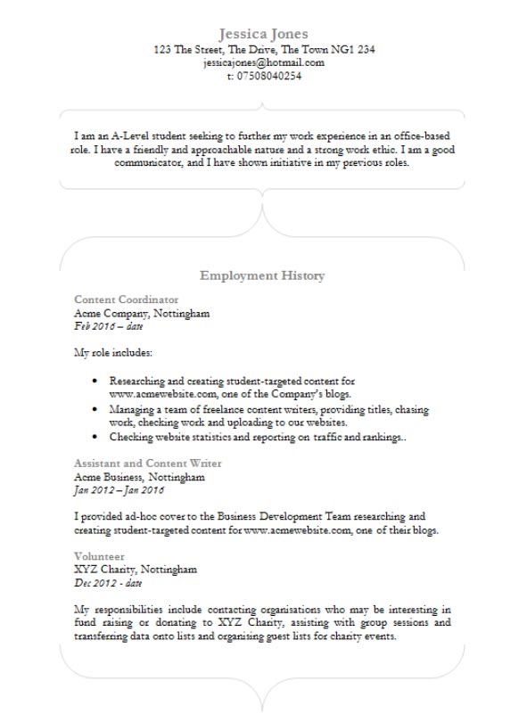 Free Curvaceous CV Resume Template in Microsoft Word (DOC) Format