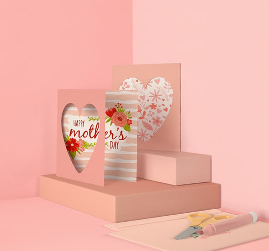 Free Cute Arrangement For Mother'S Day Mock-Up Psd