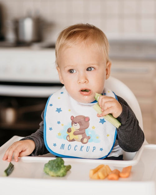 Free Cute Baby Eating Alone Psd