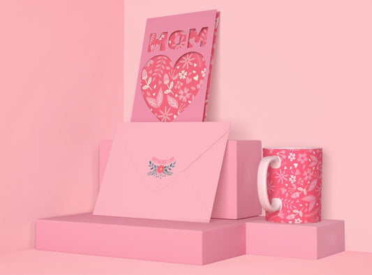 Free Cute Composition For Mother'S Day Mock-Up Psd