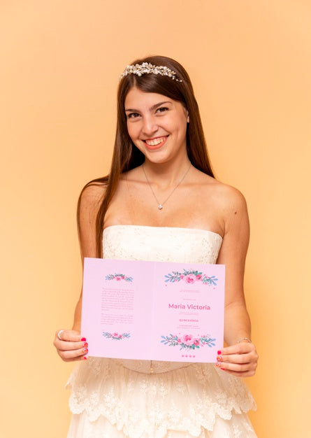 Free Cute Girl Celebrating Her Sweet Fifteen Psd