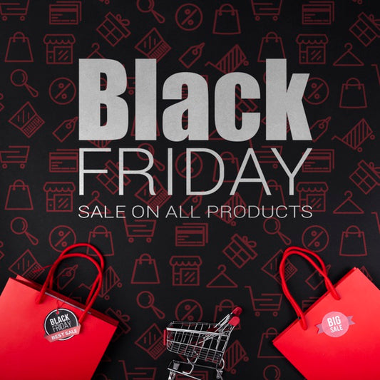 Free Cyber Black Friday Sales Promotion Psd