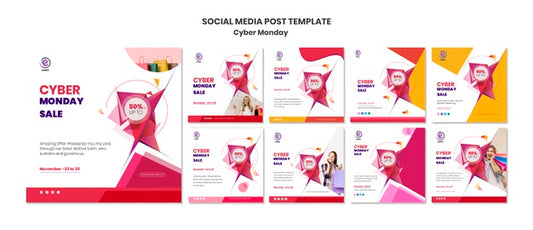 Free Cyber Monday Social Media Post Template Psd