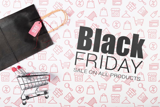 Free Cyber Shoppings On Black Friday Promotion Psd