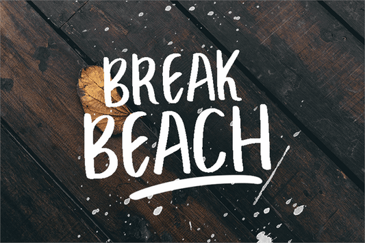 Free BREAK BEACH Font