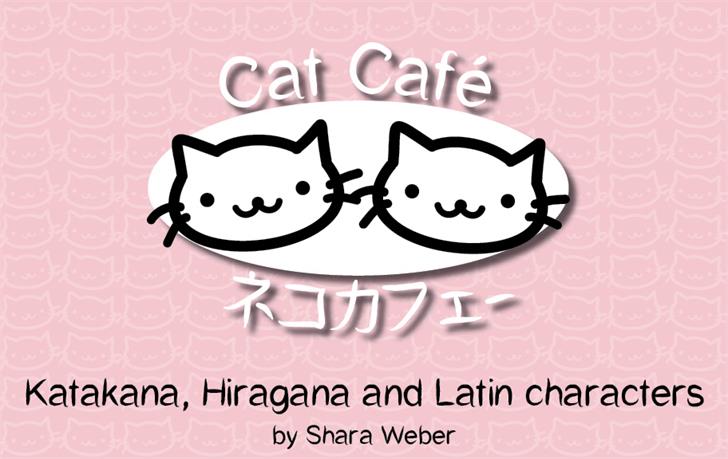 Free CatCafe Font