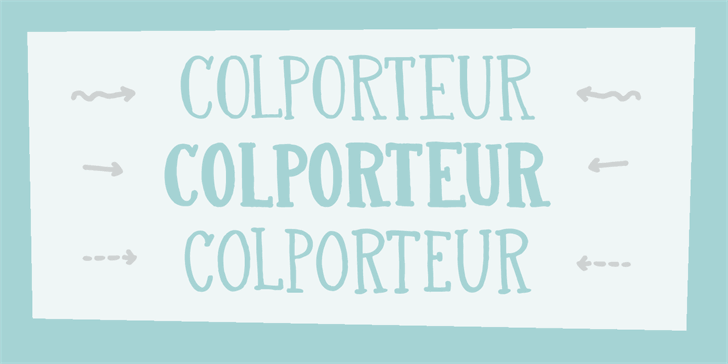 Free DK Colporteur Fat Font